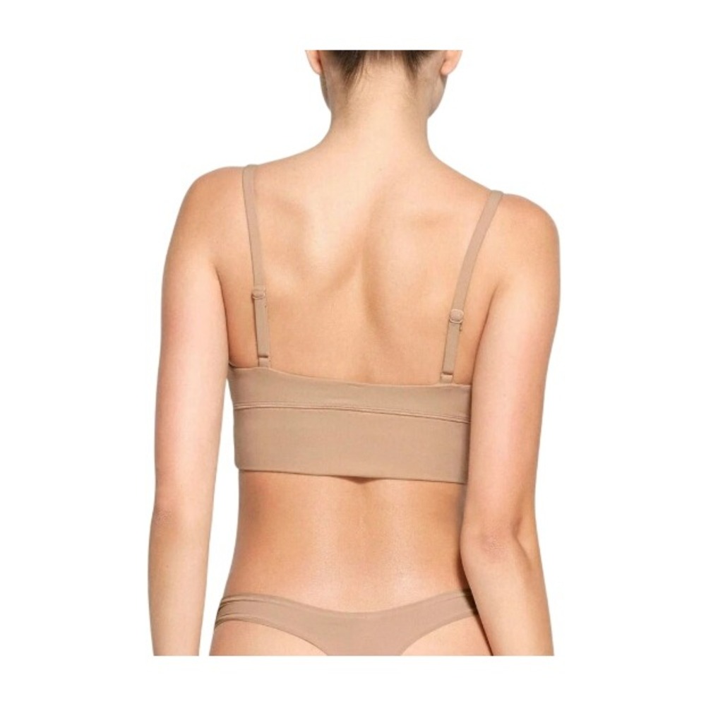 Skims Fits Everybody Triangle Longline Bralette Clay BR-TRI-4629 2X - Picture 2 of 4